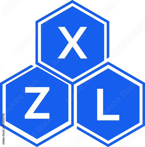 XZL letter logo design on White background. XZL creative initials letter logo concept. XZL letter design. 