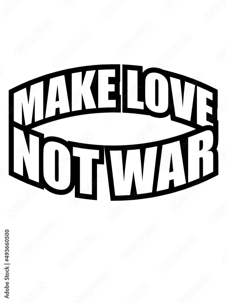 Fototapeta premium Rund Make Love 