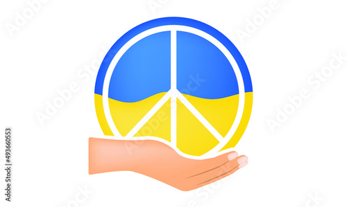 world war three Ukraine Russia conflict peace flag nation vector ukrainerussia war Ukrainian logo