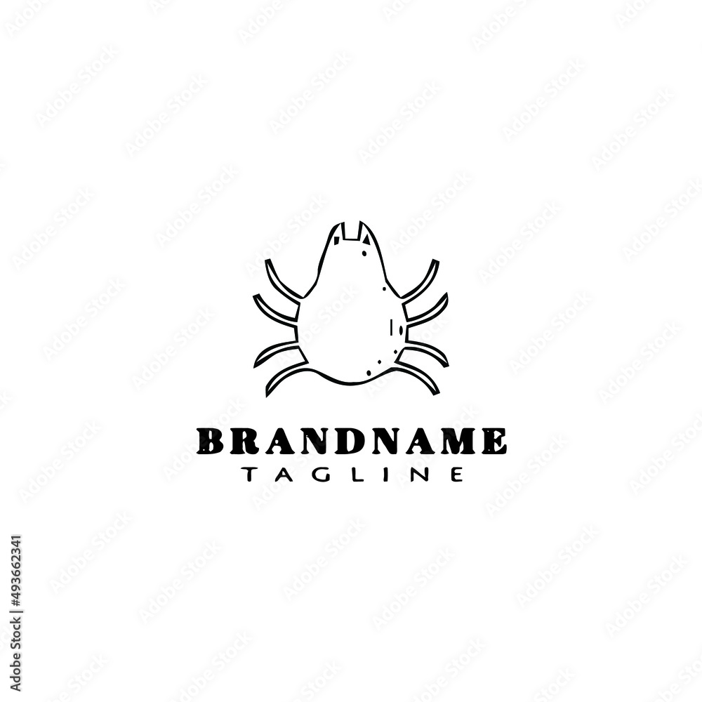 Obraz premium spider logo cartoon icon design template vector illustration