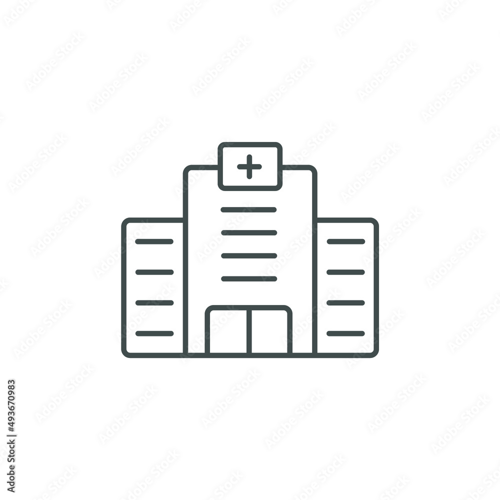 Hospital icons symbol vector elements for infographic web Hospital icons symbol vector elements for infographic web