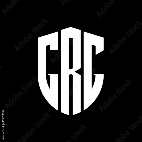 GRG letter logo design. GRG modern letter logo with black background. GRG creative  letter logo. simple and modern letter logo. vector logo modern alphabet font overlap style. Initial letters GRG  photo