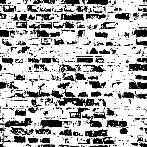 Seamless background bricks. Texture. Vector illustration