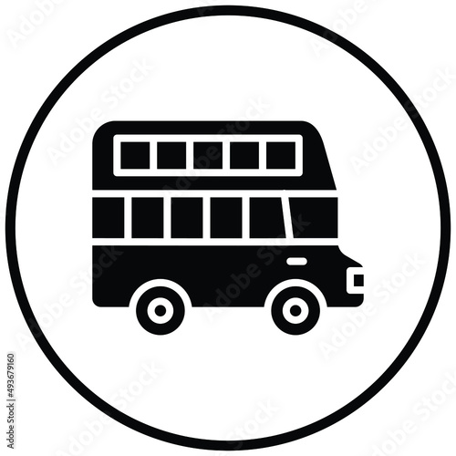 Double Decker Icon Style