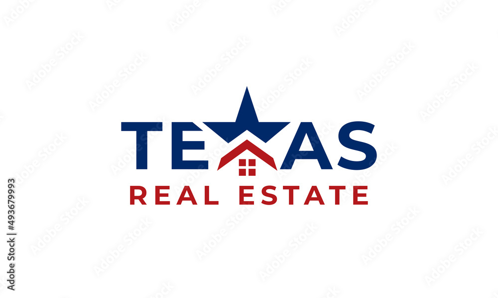 Texas Real Estate Logo Stock Vector Adobe Stock