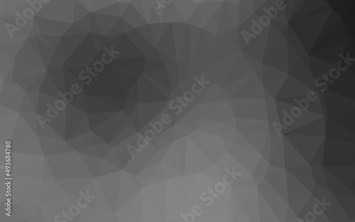 Light Silver, Gray vector abstract mosaic pattern.