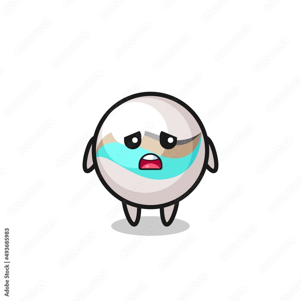 disappointed expression of the marble toy cartoon disappointed expression of the marble toy cartoon