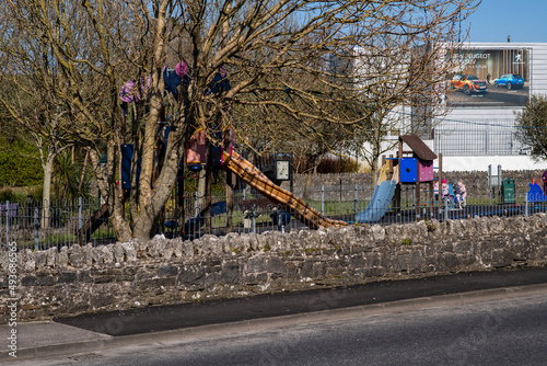 Glin village in county Limerick,Ireland,March 18,2022 photo