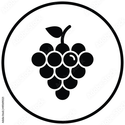 Grapes Icon Style