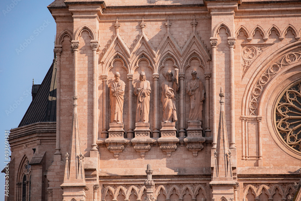 Fototapeta premium Country church in Argentina, Basilica de Luján.