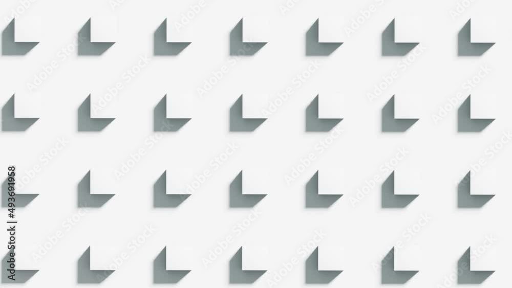 Dynamic white cubes rotation abstract background, business, science, technology concept 3D rendering animation Dynamic white cubes rotation abstract background, business, science, technology concept 3D rendering animation