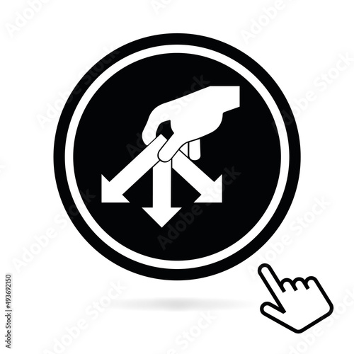 Logo tri sélectif des déchets.