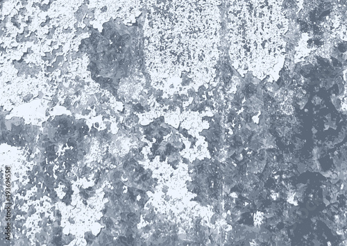 Peeled old iron wall background material 剥がれた古い鉄壁の背景素材