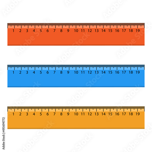 ruler flat style