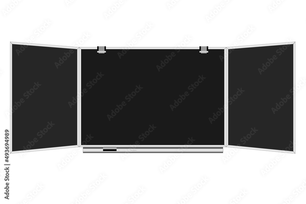 Clean black chalkboard cartoon style isolated white background Clean black chalkboard cartoon style isolated white background