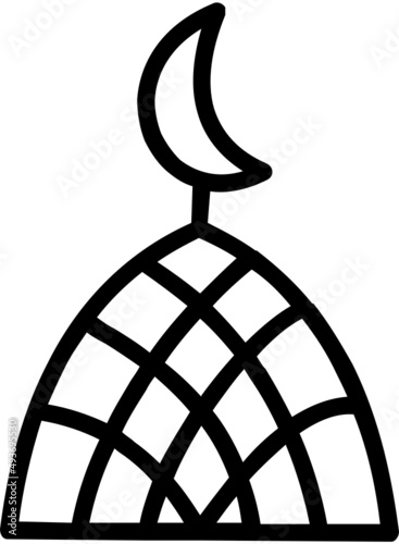 mosque building icon