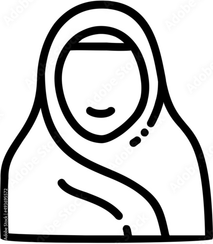 moslem woman icon