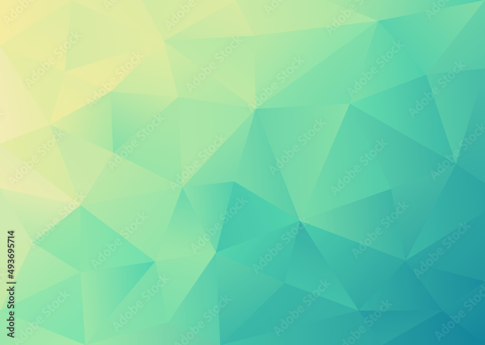 Abstract Low Poly Lime Green Blue Background Abstract Low Poly Lime Green Blue Background