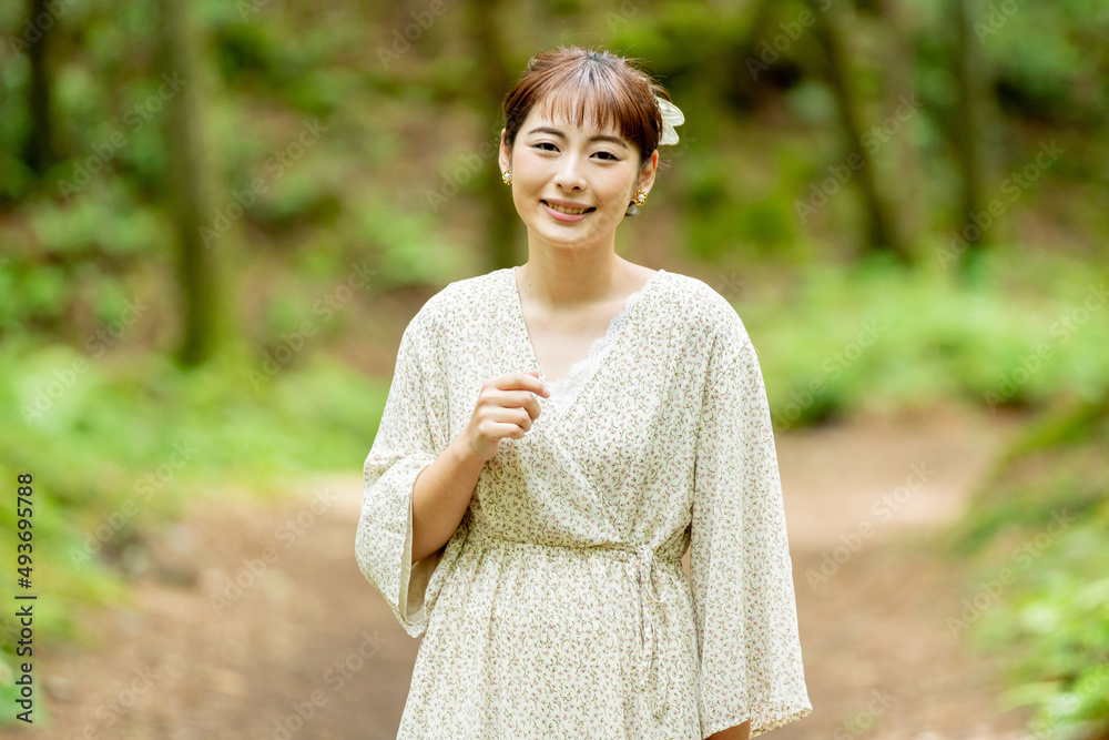 Fototapeta premium 美しい日本女性