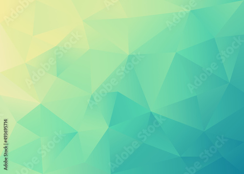  Abstract Low Poly Lime Green Blue Background