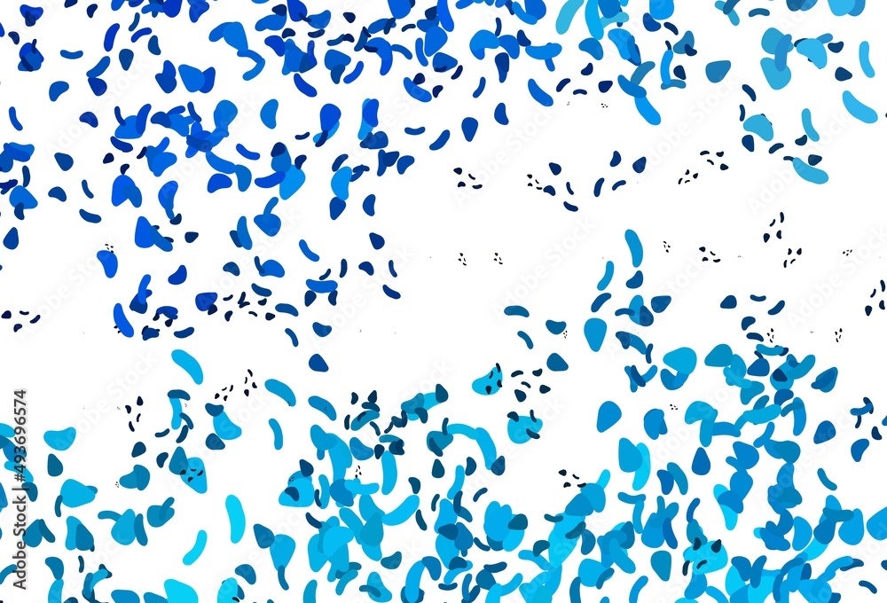 Light BLUE vector backdrop with abstract shapes. Light BLUE vector backdrop with abstract shapes.