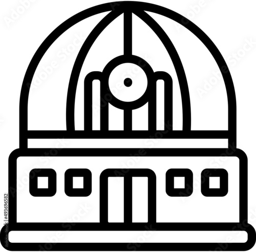 observatory building icon