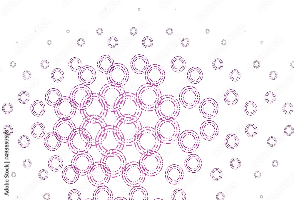 Light purple vector texture with disks.