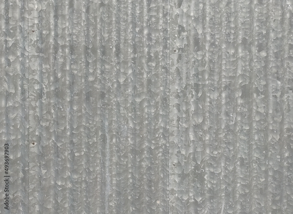 Galvanized textured wall Galvanized textured wall