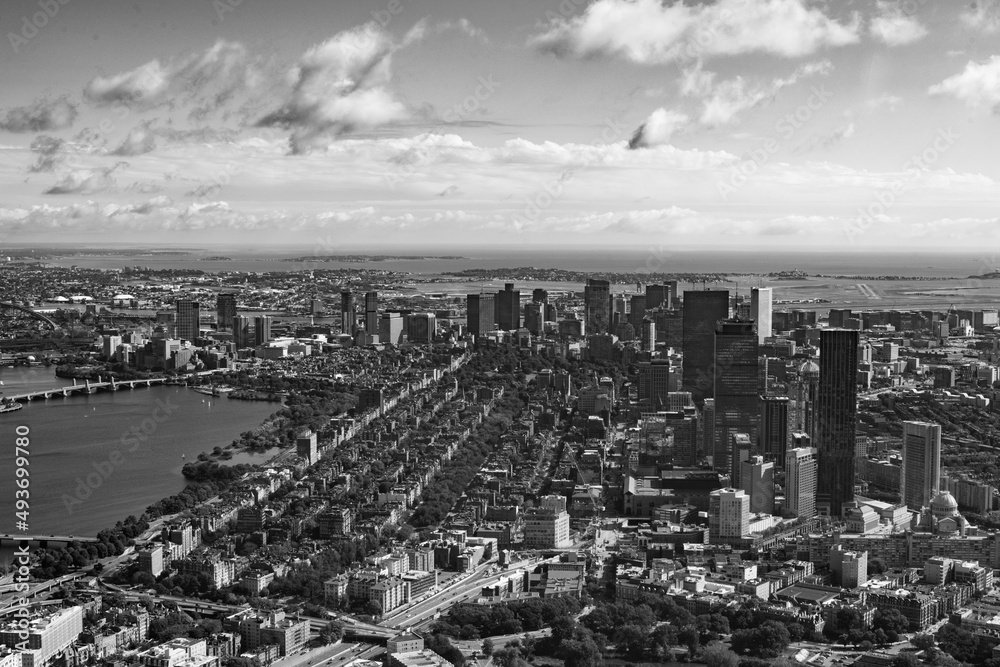 Aerial View of the Boston Skyline