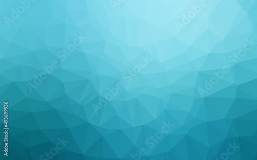 Light BLUE vector triangle mosaic cover.