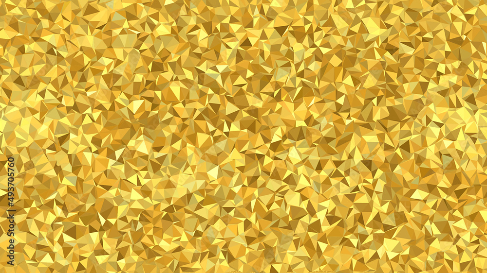 Abstract textural geometric polygonal gold background. Abstract textural geometric polygonal gold background.