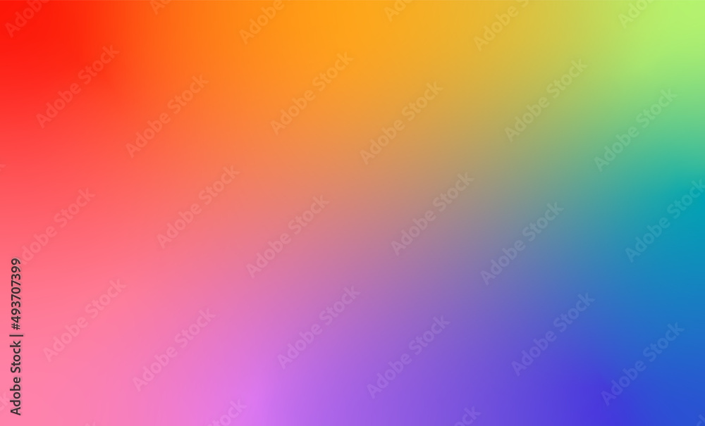 Rainbow color gradient background banner vector template. LBGT people pride symbol - obrazy, fototapety, plakaty 