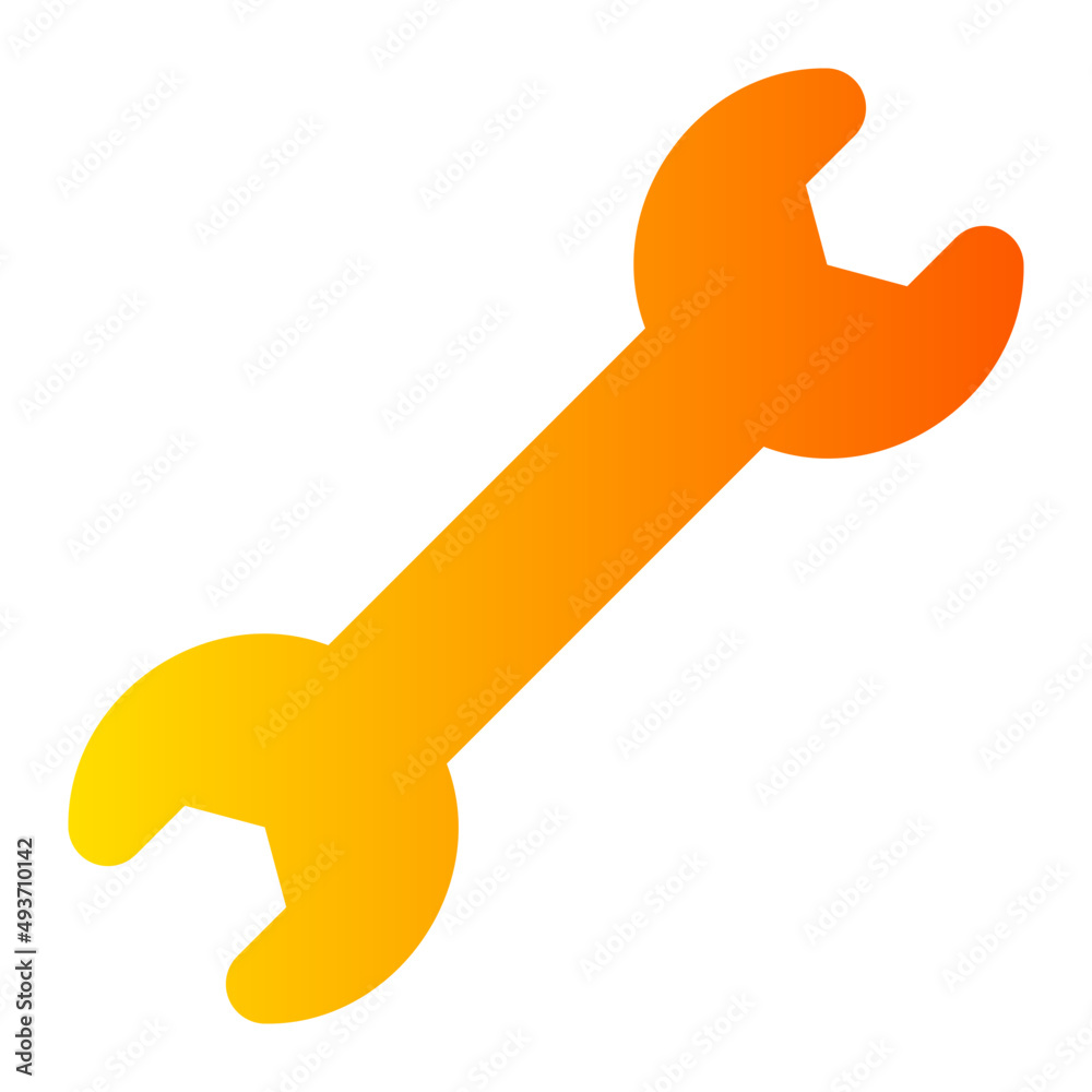 wrench gradient icon wrench gradient icon