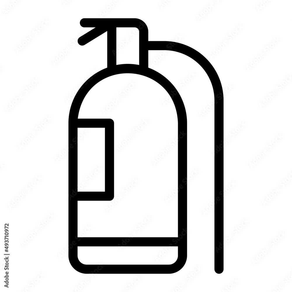 fire extinguisher line icon fire extinguisher line icon