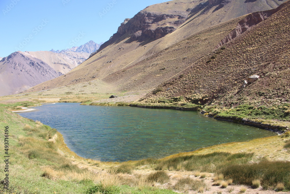 Aconcagua Park trail in Argentina