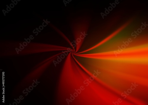 Dark Red  Yellow vector bokeh pattern.