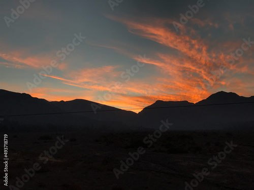 Los atardeceres por las rutas de Jujuy, Argetina. photo