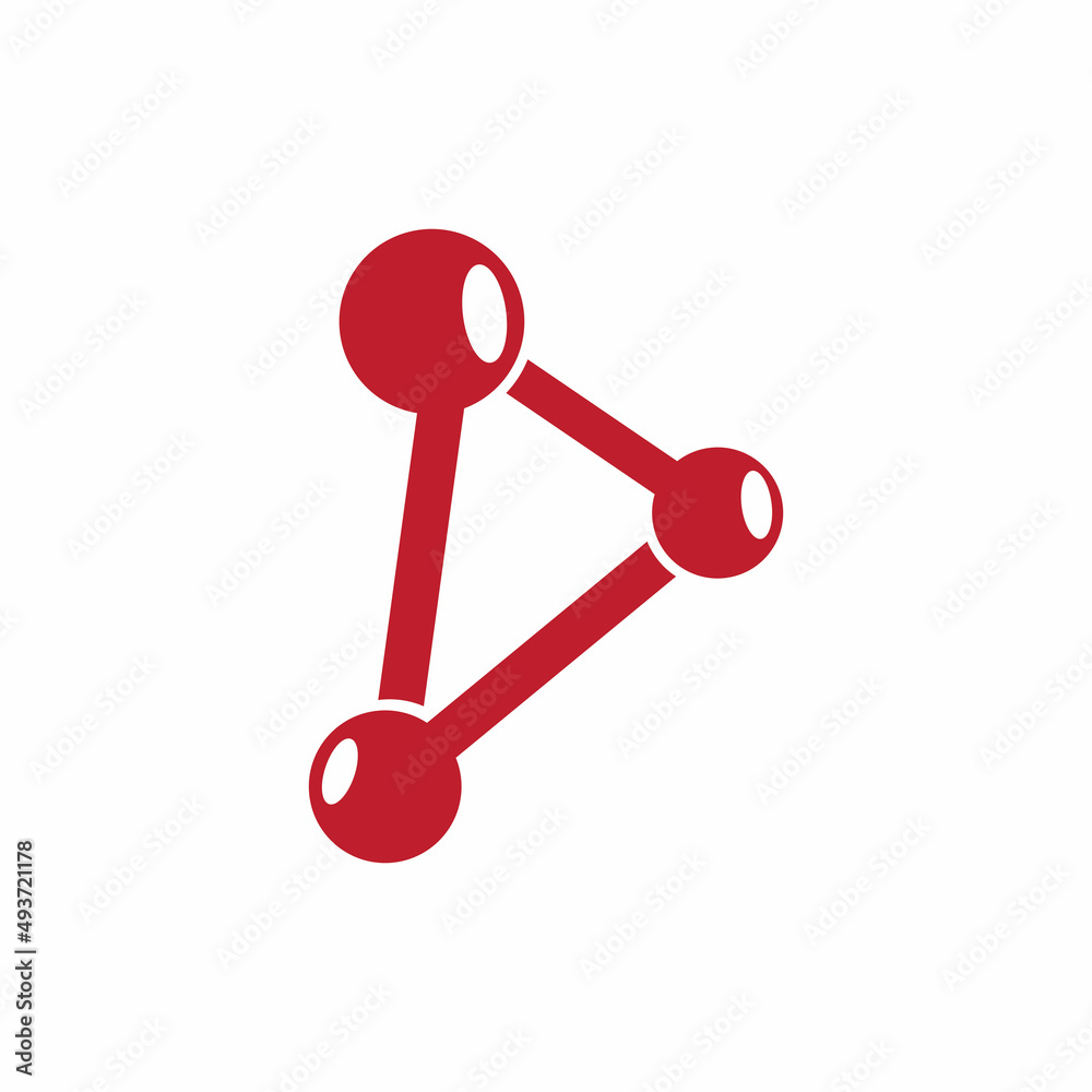 Molecule atom symbol logo template vector icon illustration Molecule atom symbol logo template vector icon illustration
