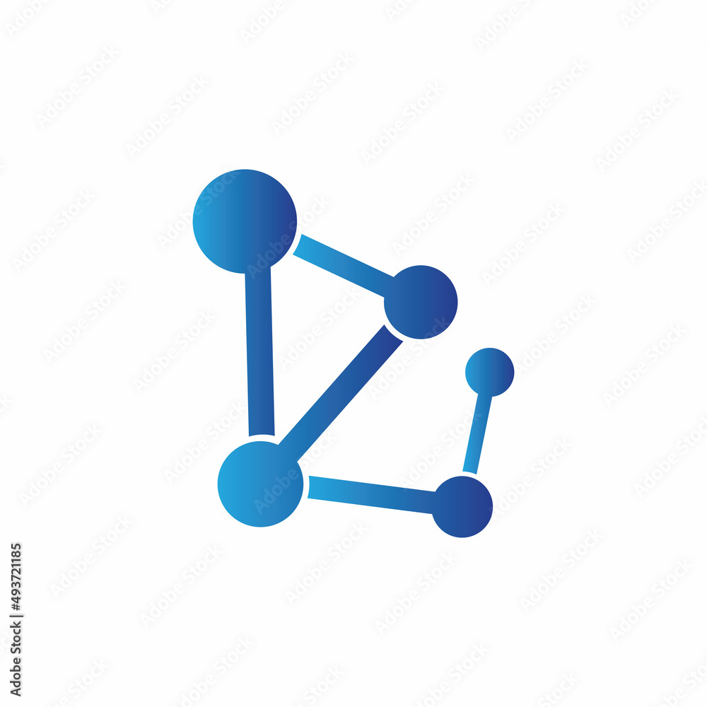 Molecule atom symbol logo template vector icon illustration Molecule atom symbol logo template vector icon illustration