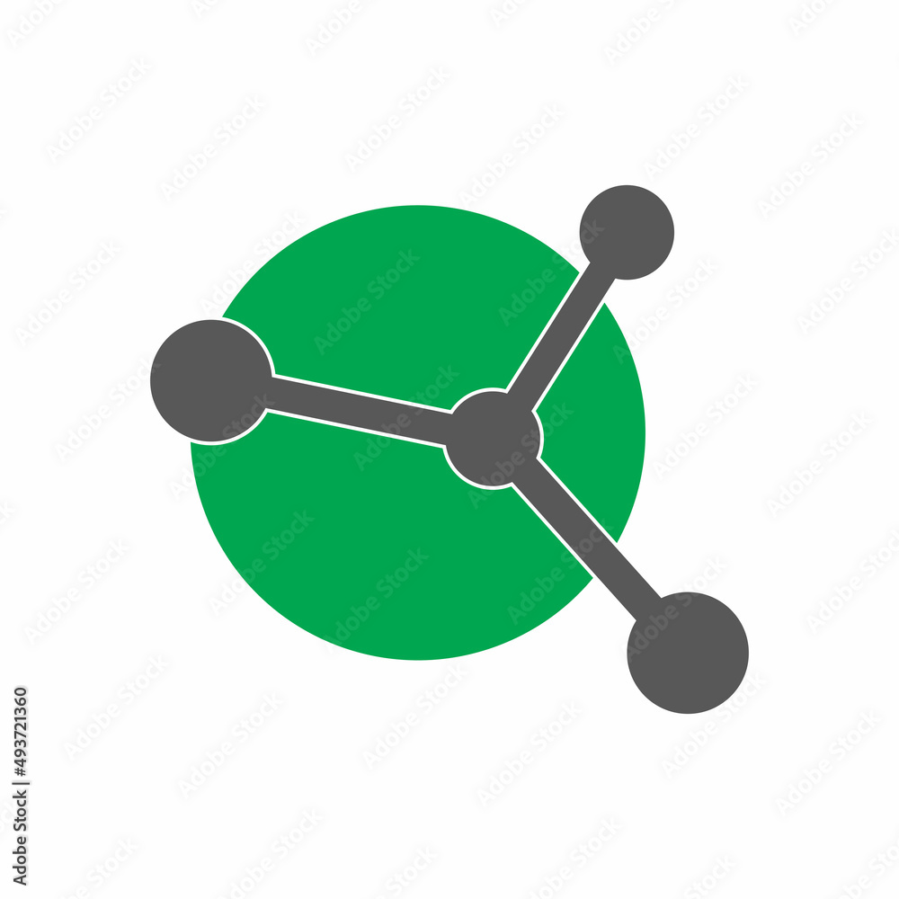Molecule atom symbol logo template vector icon illustration Molecule atom symbol logo template vector icon illustration