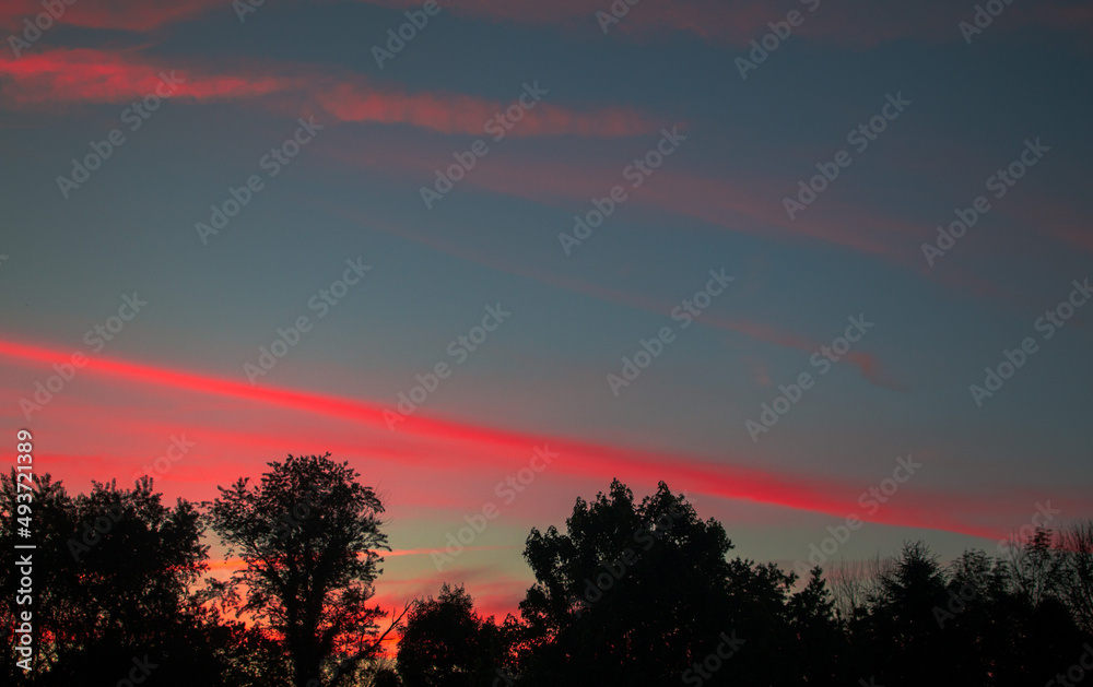 sunset in the sky sunset in the sky