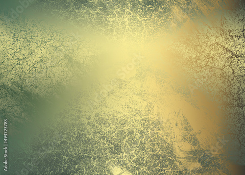 Golden Abstract decorative paper texture background for artwork - Illustration