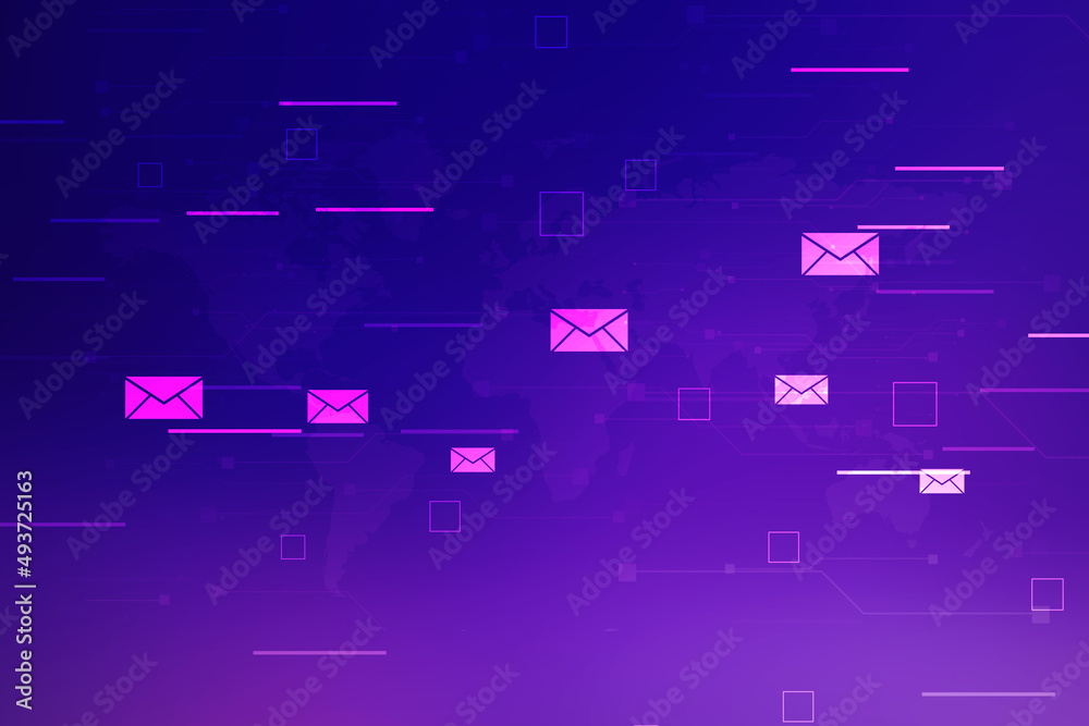 2d illustration abstract envelope background 2d illustration abstract envelope background