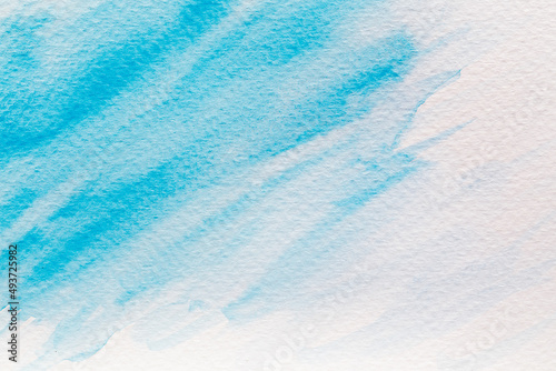 Abstract Hand painted Watercolor Colorful wet on white paper. texture for creative wallpaper or design art work. Background for add text message. Pastel colors