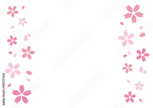 シンプルでフラットな桜のイラスト © Cockoo／カッコー