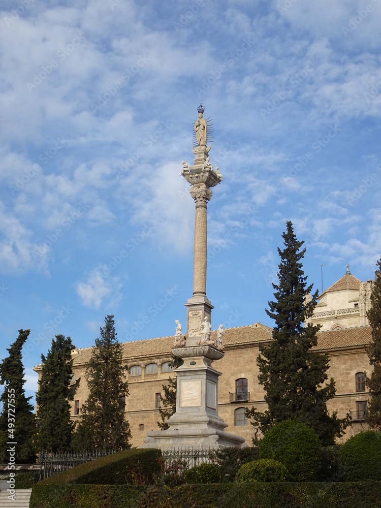 [Spain] The monument in Triunfo Gardens (Jardines Del Triunfo) in Granada