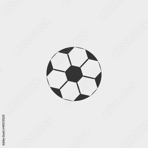 Football vector icon illustration sign