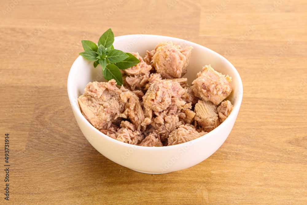 Canned tuna fish with oil Canned tuna fish with oil