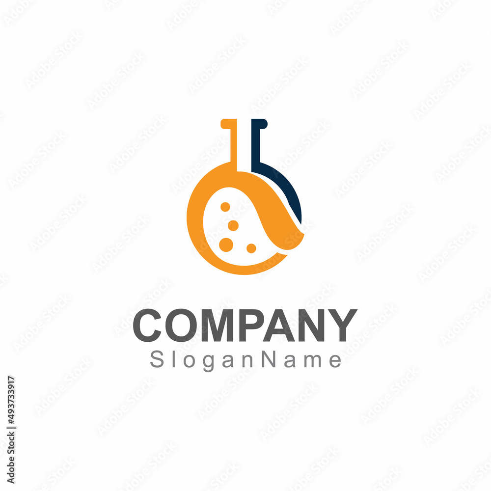Molecule science lab logo icon design template scientific lab concept Molecule science lab logo icon design template scientific lab concept