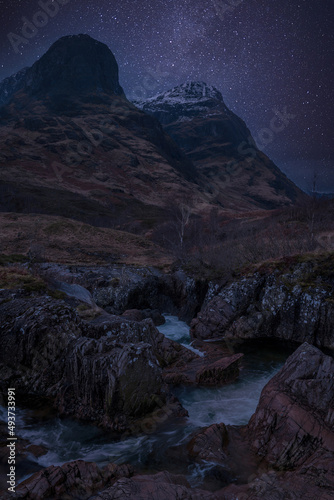 Stunning vibrant night sky ...